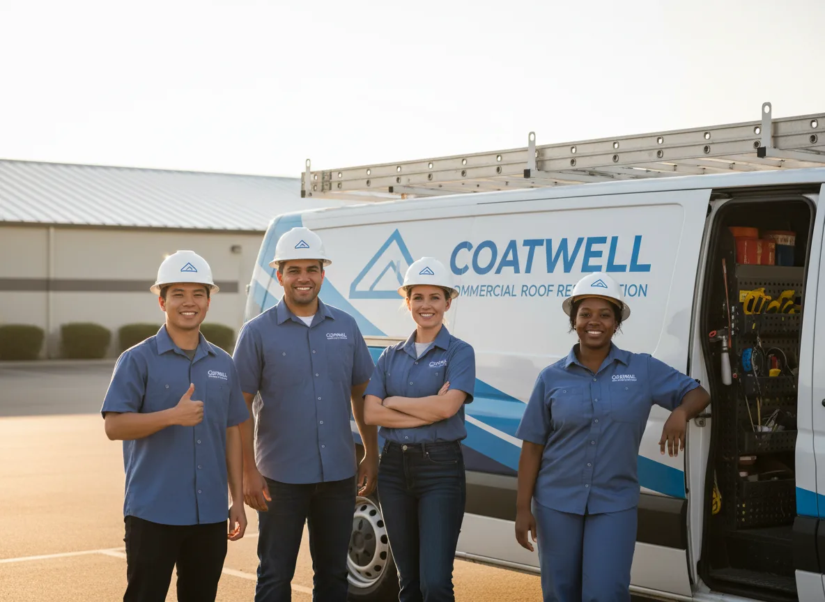 Commercial roof coating company in Baldwinville, MA